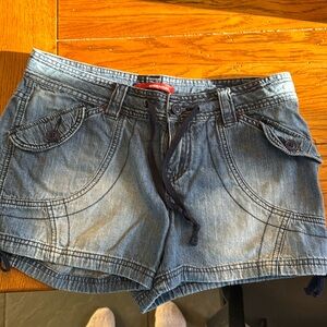 Denim shorts